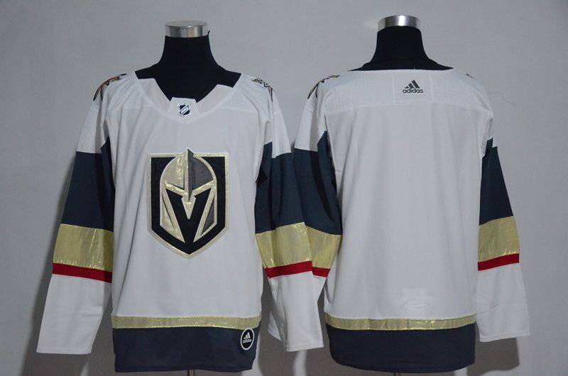 Women Vegas Golden Knights Blank Fanatics Branded Breakaway Home White Adidas NHL Jersey